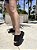 Flatform Preta Tira Estofada Beta - Imagem 1