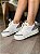 Tênis Casual Off White Detalhes Rosa Kira - Imagem 1