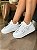 Tênis Casual Branco Detalhe Flor Viviane - Imagem 1
