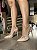 Scarpin Fivela Bege Verniz 10cm Donna - Imagem 1