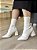 Bota Napa Salto Bloco Off White Fani - Imagem 1