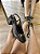 Scarpin Slingback Preto Detalhe De Fivela Cristina - Imagem 1