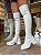 Bota Over Solado Tratorado Napa Off White Rita - Imagem 1