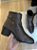 Bota Couro Marrom Detalhe Metal Taisa - Imagem 2