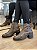 Bota Couro Marrom Detalhe Metal Taisa - Imagem 1