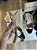 Scarpin Slingback Dourado/Preto Leila - Imagem 2