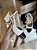 Scarpin Slingback Off White/Preto Leila - Imagem 2
