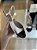 Sapatilha Slingback Prata/Preta Leila - Imagem 3