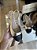 Sapatilha Slingback Dourada/Preta Leila - Imagem 3