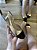 Sapatilha Slingback Dourada/Preta Leila - Imagem 1