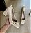 Scarpin Bege Detalhe Fivela Adria - Imagem 3