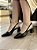 Scarpin Slingback Preto Carin - Imagem 1