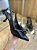 Scarpin Slingback Preto Napa Com Laço Joice - Imagem 2