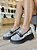 Mocassim Tratorado Cinza Estampado Com Fivela Erika - Imagem 1