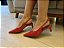 Scarpin Slingback Vermelho Kiara - Imagem 1