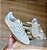 Tênis Slim Couro Off White Detalhe Branco Meri - Imagem 2