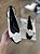 Sapatilha Off White/Preto Detalhe de Flor Ayla - Imagem 1