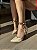 Scarpin Bege Detalhe Dourado Kimberly - Imagem 1