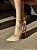 Scarpin Bege Detalhe Dourado Kimberly - Imagem 2