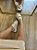 Flatform Off White Com Estampa Duas Tiras Marina - Imagem 1