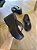Tamanco Flatform Preto Duas Tiras Jaqueline - Imagem 3