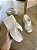 Tamanco Flatform Off White Duas Tiras Jaqueline - Imagem 3