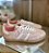 Tênis Slim Couro Rosa Detalhe Branco Meri - Imagem 3
