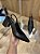 Scarpin Slingback Salto Bloco Preto Lena - Imagem 2