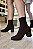 Bota Meia Salto Bloco Marrom Café Naira - Imagem 1