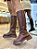 Bota Cano Longo Marrom Carmen - Imagem 1