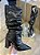 Bota Slouch Preta Verniz Silvia - Imagem 2