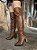 Bota Over Caramelo Napa Cano Longo Olivia - Imagem 1