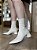 Bota Napa Off White Salto Baixo Fani - Imagem 1