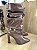 Bota Marrom Cano Slouch Salto Fino/Bloco Mia - Imagem 2