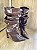 Bota Marrom Cano Slouch Salto Fino/Bloco Mia - Imagem 3