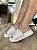 Papete Off White Tira Slide Em Couro Eduana - Imagem 1