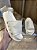 Papete Off White Tira Slide Em Couro Eduana - Imagem 1