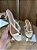 Tamanco Off White Com Detalhe Dourado Julia - Imagem 2