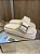 Chinelo Off White Com Fivela Dourada Estela - Imagem 2