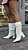 Bota Slouch Off White Cano Médio Jordana - Imagem 1