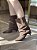 Bota Cano Slouch Marrom Em Suede Valen - Imagem 1