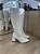 Bota Cano Alto Off White Salto Bloco Bruna - Imagem 1