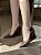 Scarpin Marrom Em Couro Salto Anabela Lara - Imagem 1