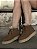 Bota Caramelo Com Detalhe De Pelos Com Cadarço Lisi - Imagem 1