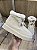 Bota Off White Com Detalhe De Pelos Com Cadarço Lisi - Imagem 1