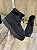 Bota Preto Com Detalhe De Pelos Com Cadarço Lisi - Imagem 1