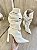 Bota Off White Cano Slouch Salto Fino/Bloco Mia - Imagem 1