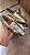 Mocassim em Couro Dourado Bethy - Imagem 1