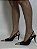Scarpin Preta Slingback Com Biqueira Manu - Imagem 1