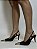 Scarpin Preta Slingback Com Biqueira Manu - Imagem 1